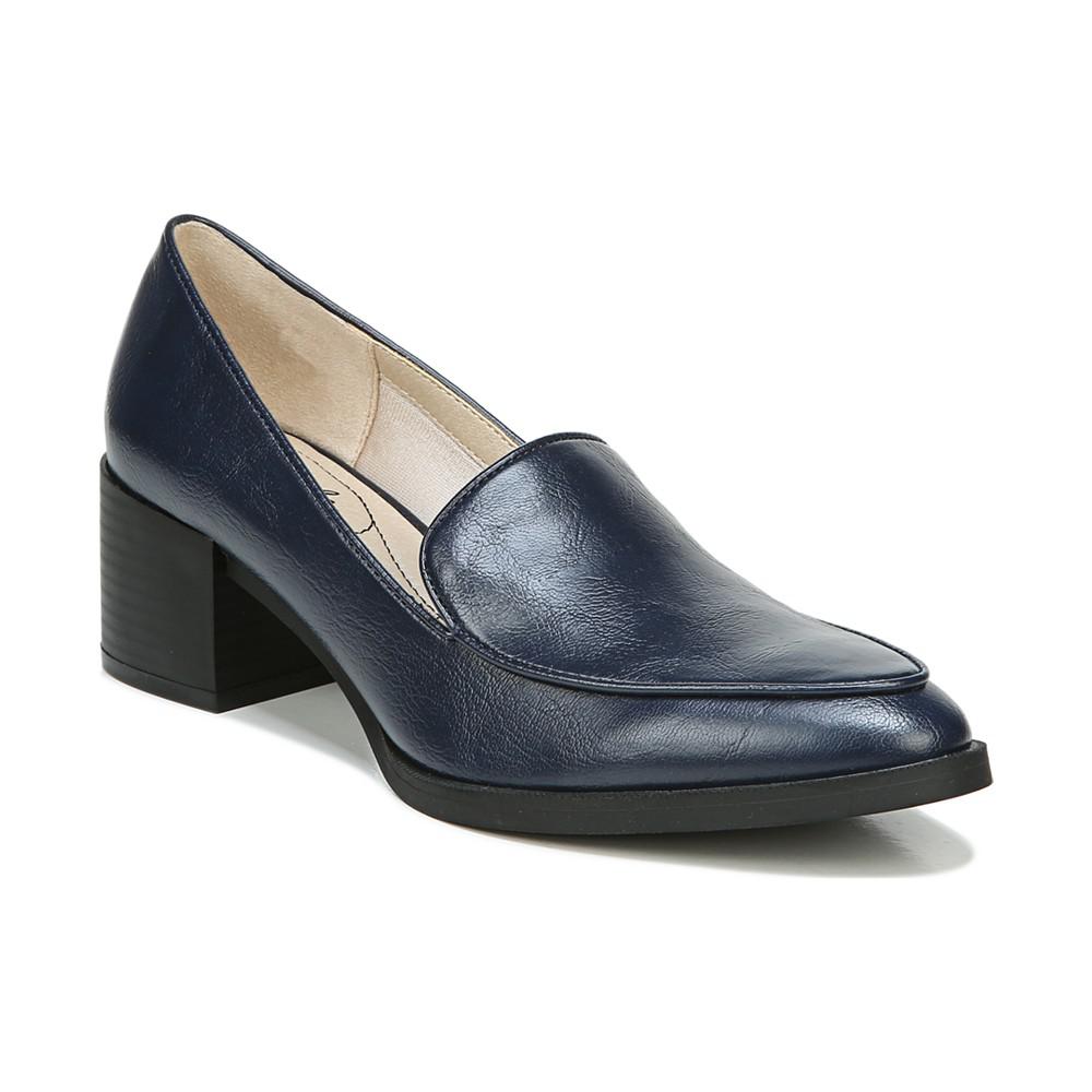LifeStride Women's Devyn Slip On Block Heel Loafers
