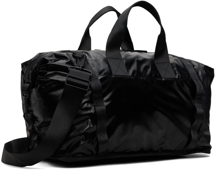 RAINS Black Sibu Weekend Duffle Bag 3