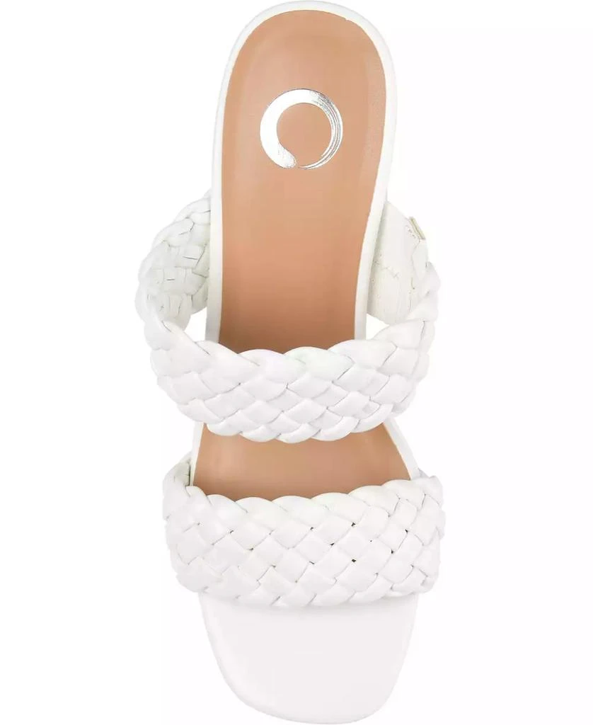 Journee Collection Women's Melissa Woven Sandals 4