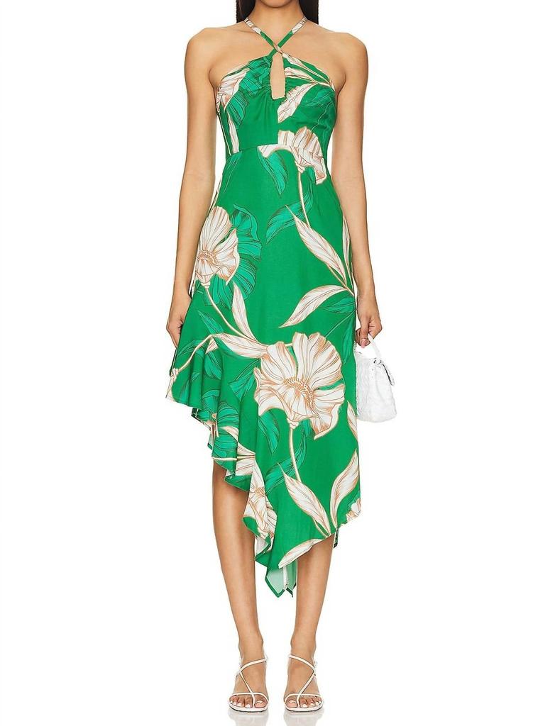 ETRO Etro Floral Print Asymmetric Midi Dress - Dresses