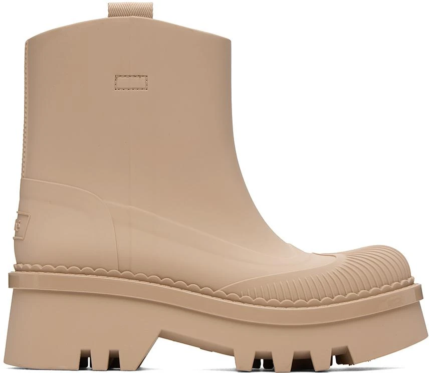 Chloé Pink Raina Rain Boots 1