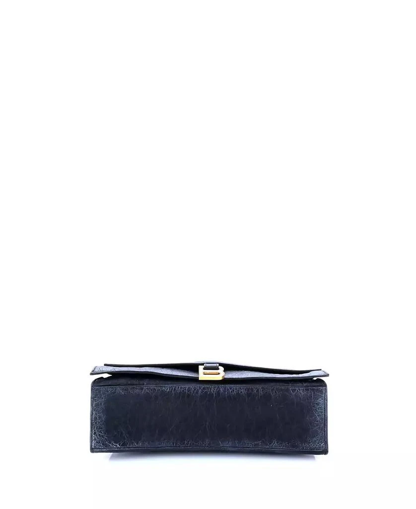 Pre-Owned Balenciaga Medium Crush Charm Chain Flap Bag Leather 5