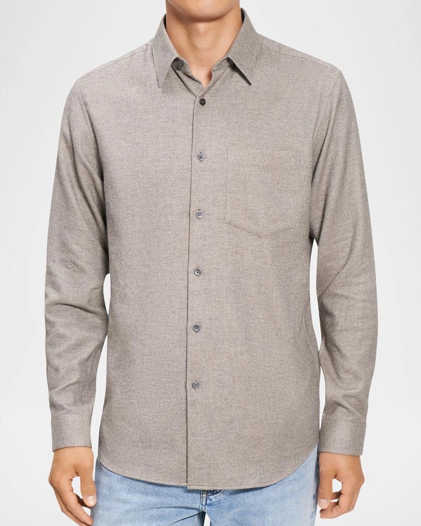 Theory Men's Irving Twill Pocket Casual Button-Down Shirt 5
