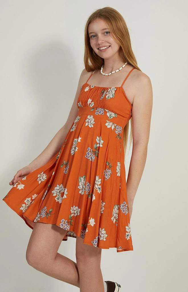 PacSun Kids Orange Strappy Tank Mini Dress 2