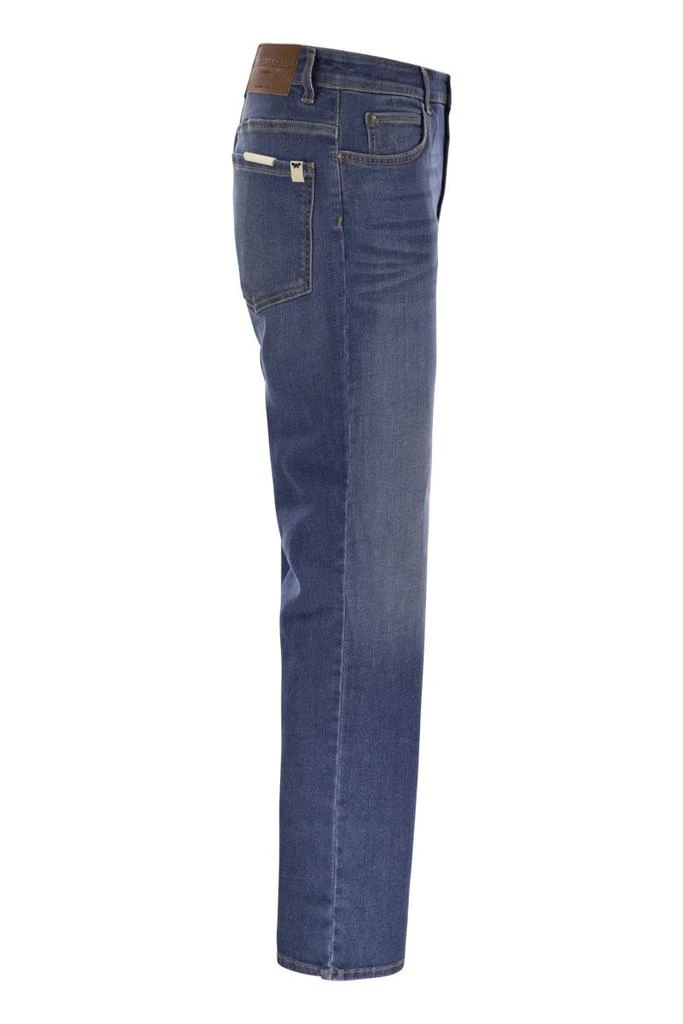 WEEKEND MAX MARA ORTISEI DENIM TROUSER NAVY 3