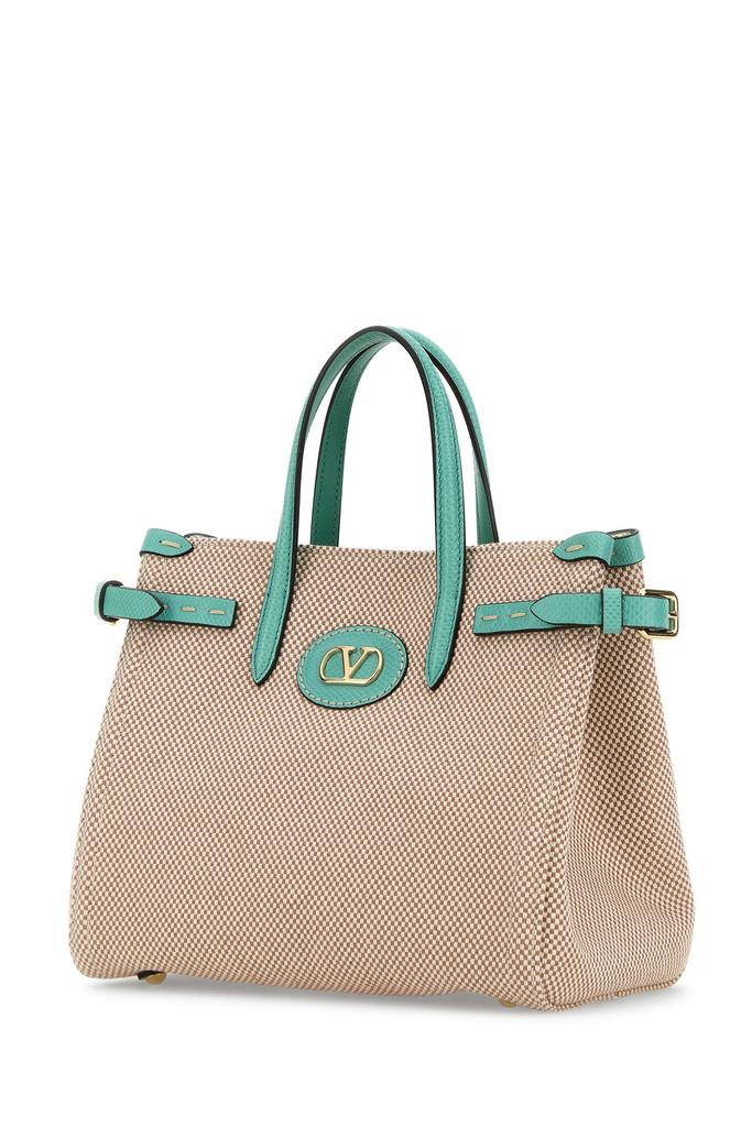 Valentino Two-tone canvas Antibes handbag