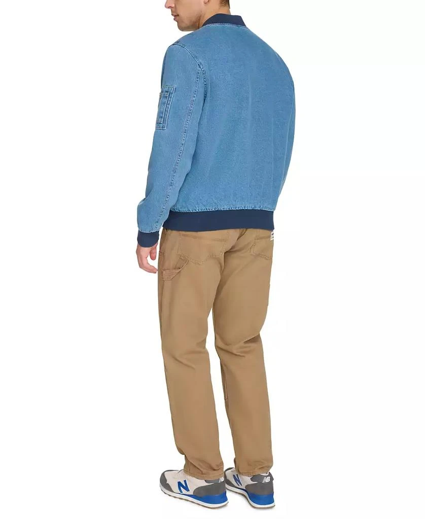 Levi's Men's Flight Full-Zip Denim Bomber Jacket 3