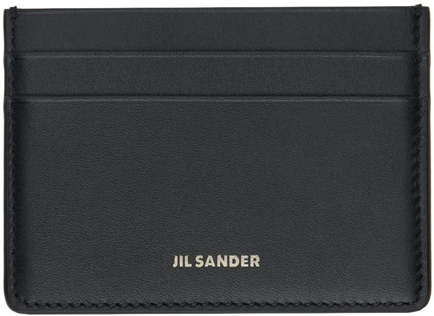 Jil Sander Black Credit Card Holder