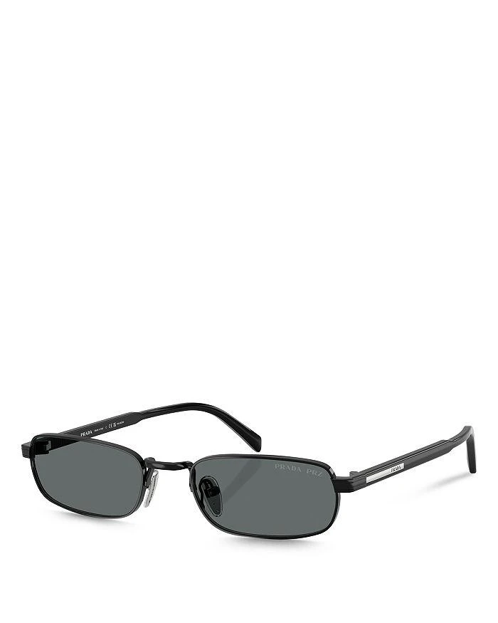 Prada Iconic Plaque Rectangle Sunglasses, 54mm 1