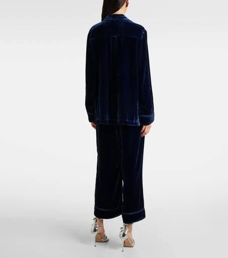 Asceno Beverly velvet shirt 3