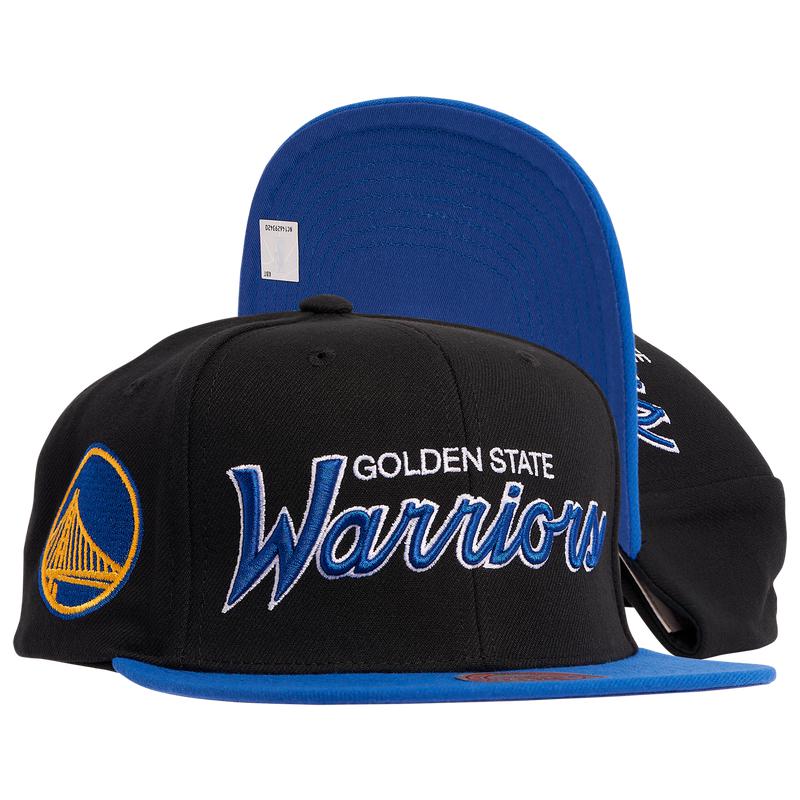 Mitchell & Ness Mitchell & Ness Warriors Team Script 2.0 Snapback - Men's