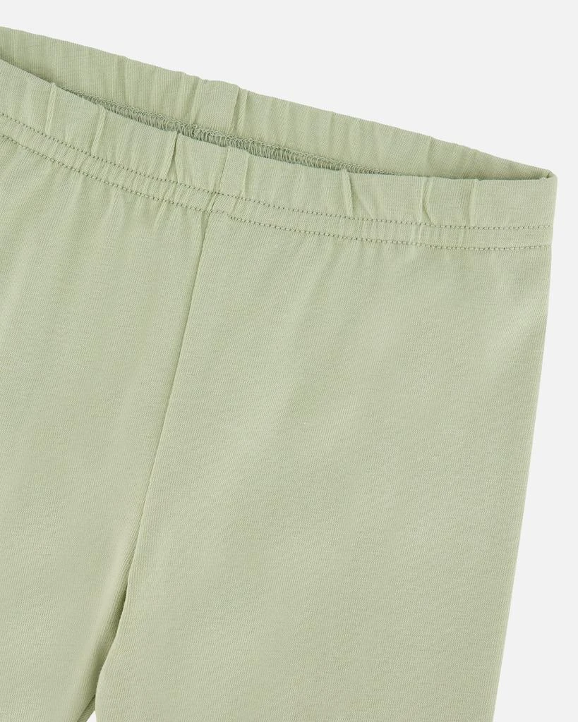 Deux par Deux Organic Cotton Jersey Capri Light Khaki Green 5