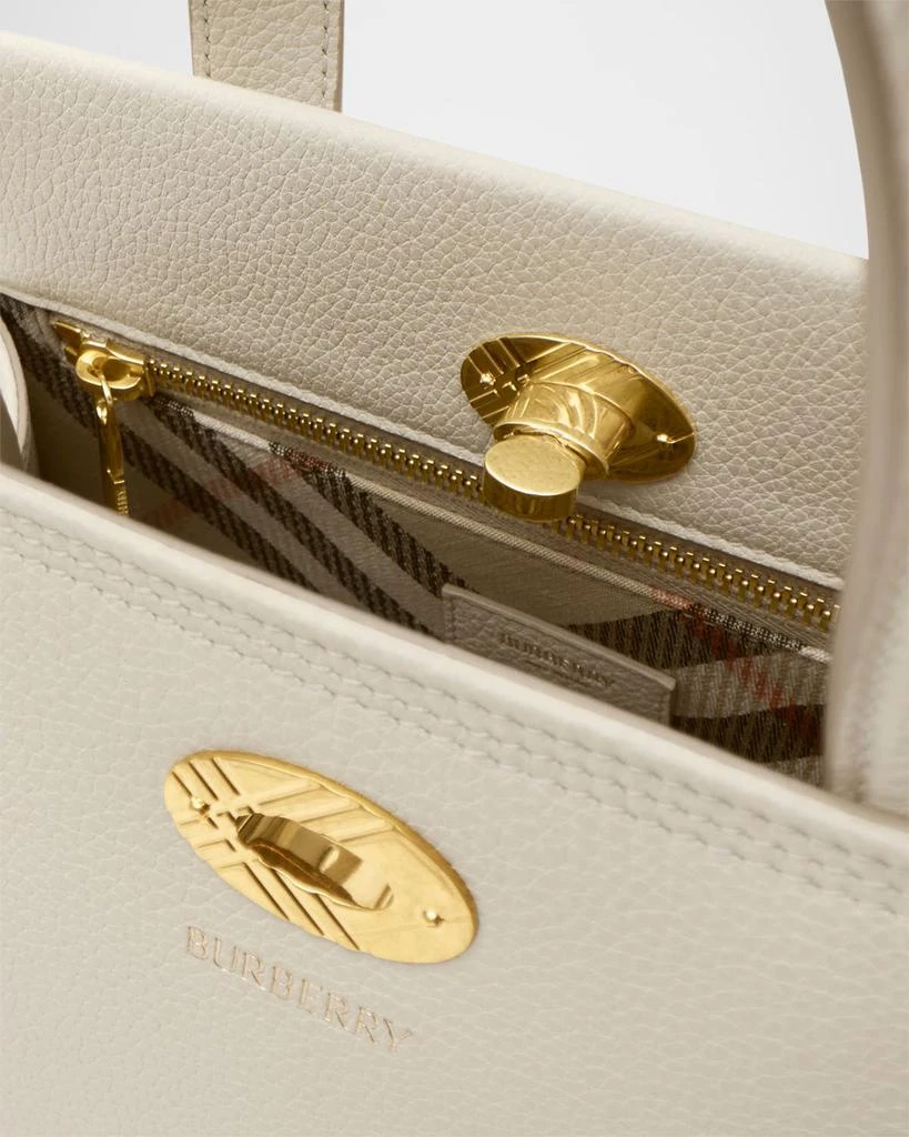 Burberry Cotswolds Grainy Leather Tote Bag 4