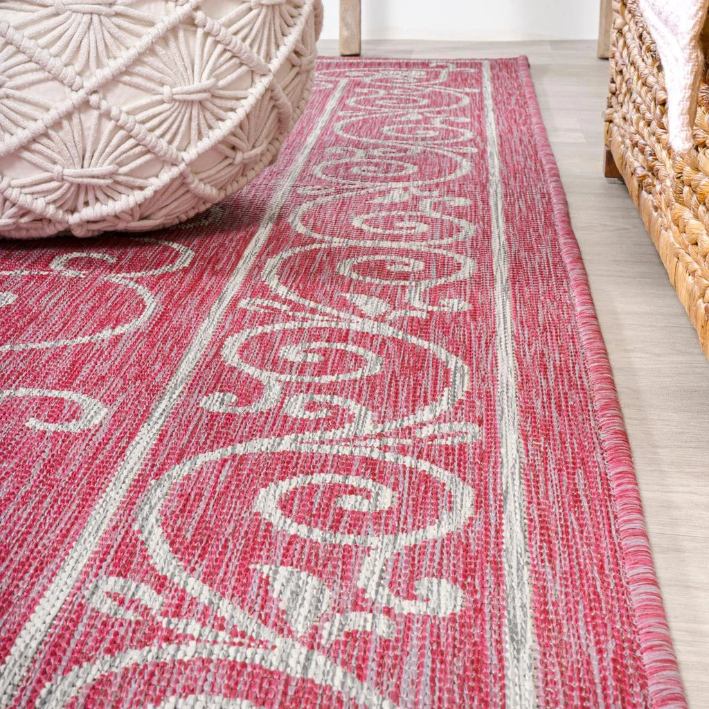 JONATHAN Y Charleston Vintage Filigree Textured Weave Indoor/Outdoor Area Rug 4
