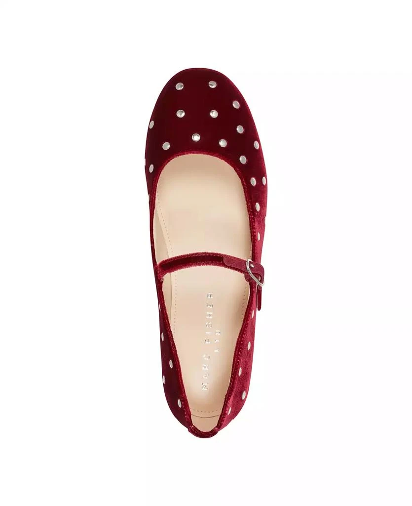 Marc Fisher Women's Elizza Dress Embellished Ballet Flats 4