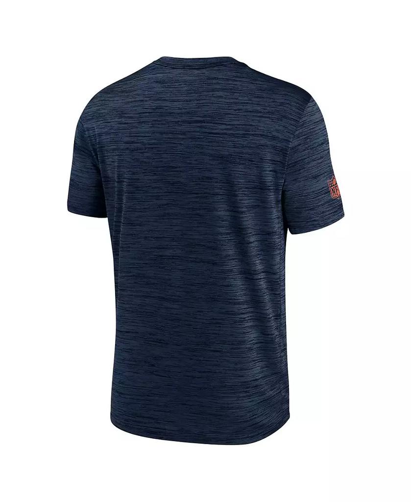 NIKE Men's Navy Denver Broncos Sideline Velocity Performance T-Shirt