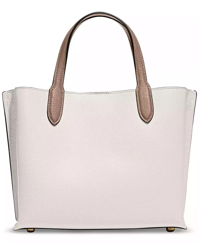 Coach Polished Pebble Leather Willow Tote 24 with Convertible Straps 4