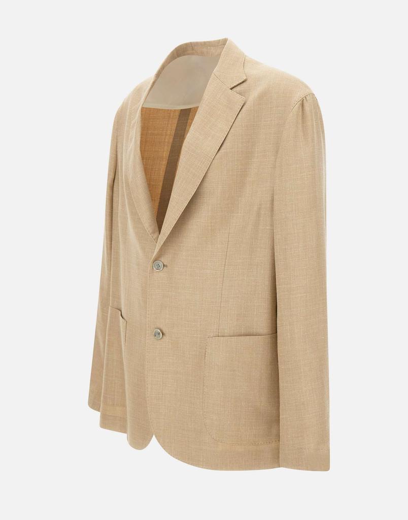 BARBA Wool, silk and linen blazer