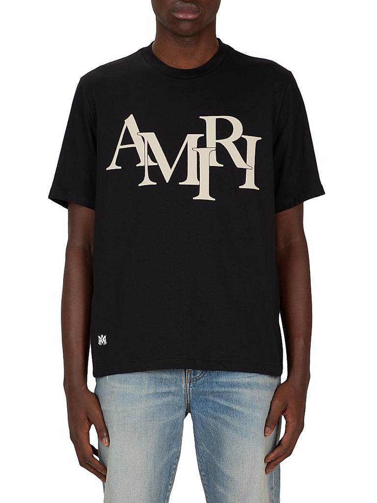 AMIRI Starburst Cotton Crewneck T-Shirt - T-Shirts - Free