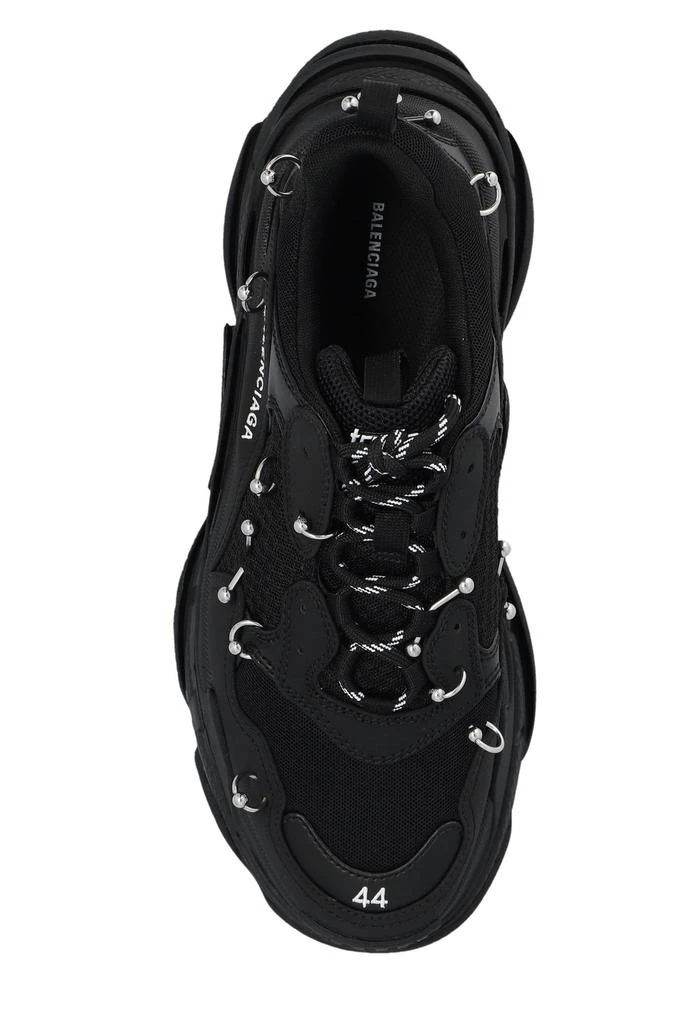 Balenciaga Balenciaga Triple S Piercing Lace-Up Sneakers 4