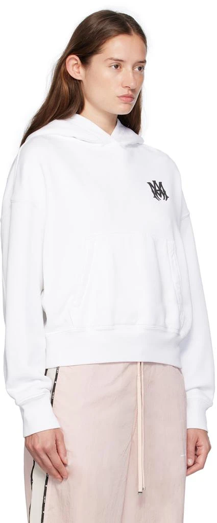 AMIRI White MA Core Logo Hoodie 2