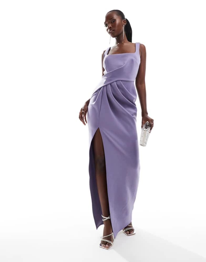 princess polly baby blue dress Eliza Maxi Dress, in Light Pink Light Taffeta | Show Me Your Mumu main image 1