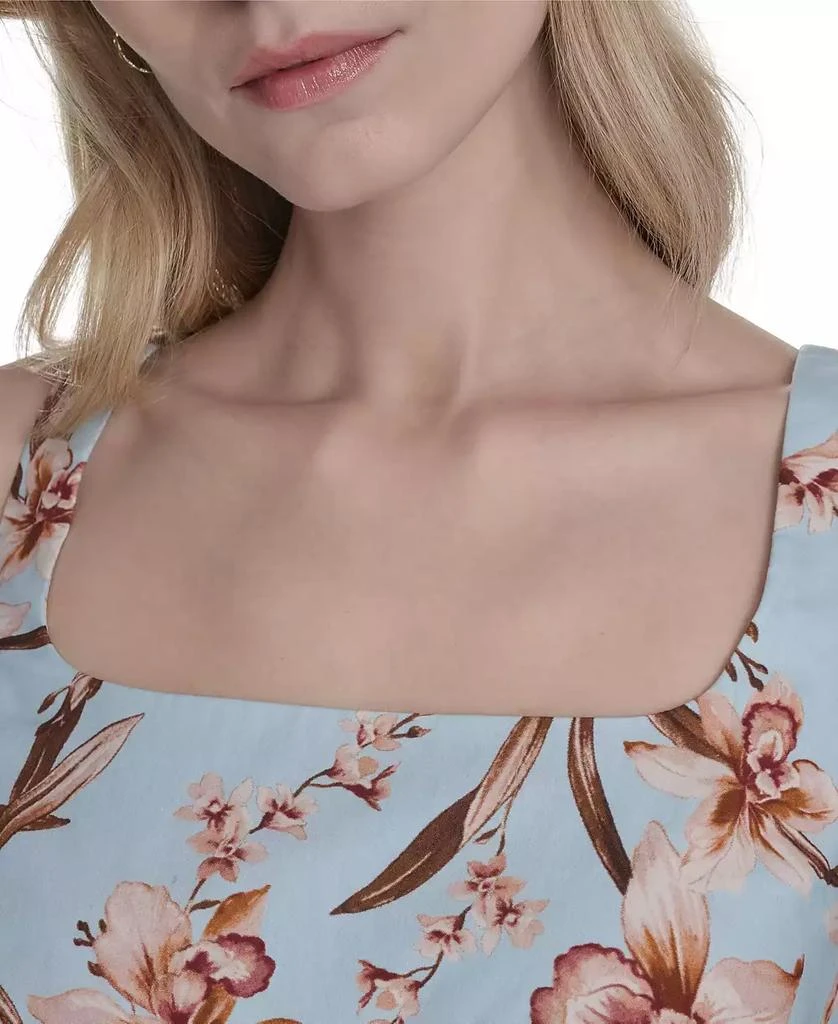 Eliza J Women's Cotton Sleeveless Midi Dress 5