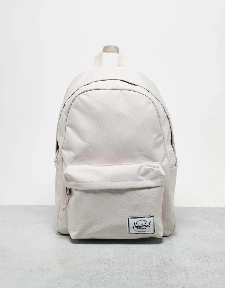 Herschel Supply Herschel Supply Co XL classic backpack with laptop sleeve in cream 1