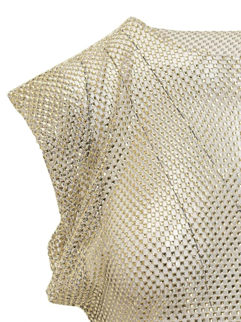 PHILOSOPHY di LORENZO SERAFINI Philosophy Di Lorenzo Serafini Embellished Sheer Sleeveless Blouse 3