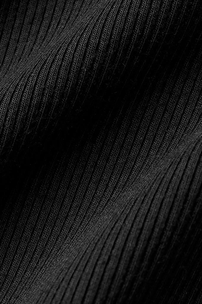 Alo Ribbed Mesmerize Short Sleeve - Black 5