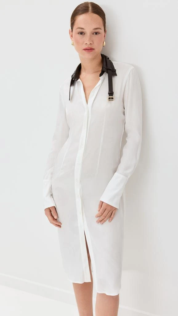 COPERNI Leather Collar Belt Dress 1