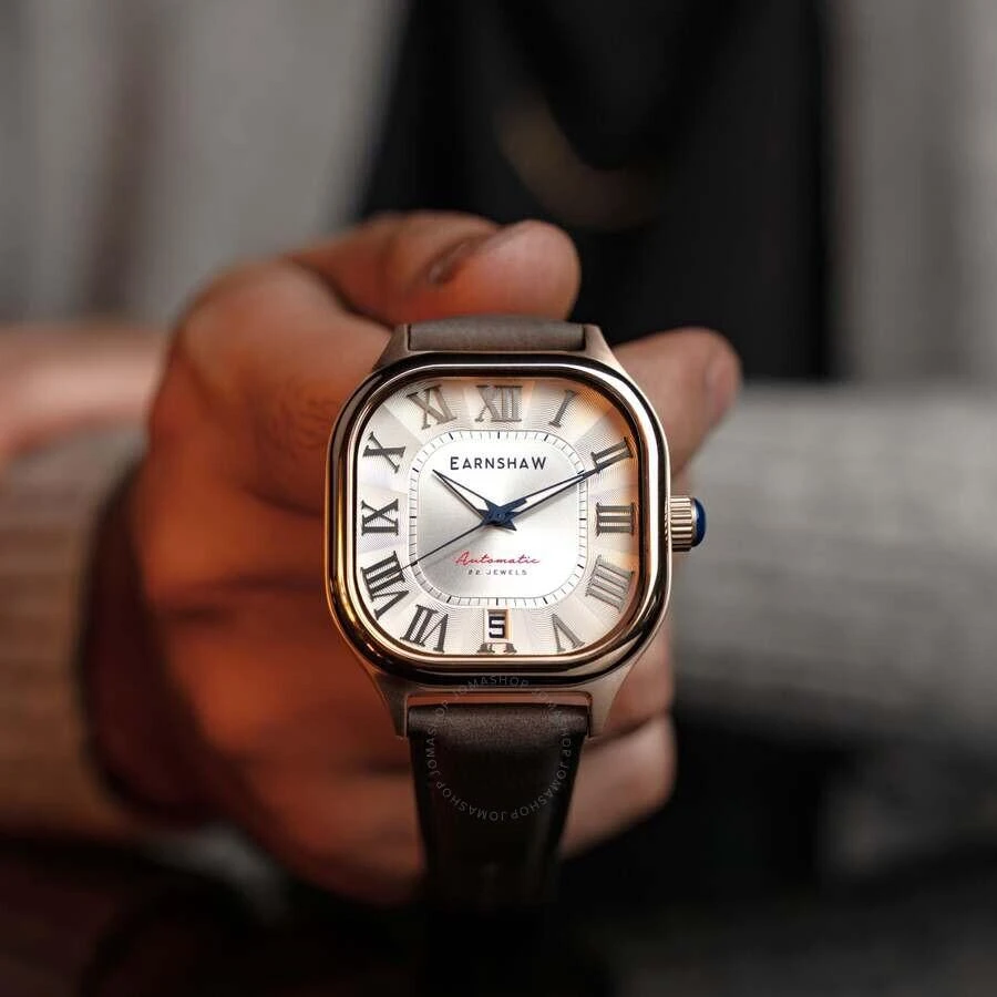 Thomas Earnshaw Coussin Automatic White Dial Men's Watch ES-8284-02 3