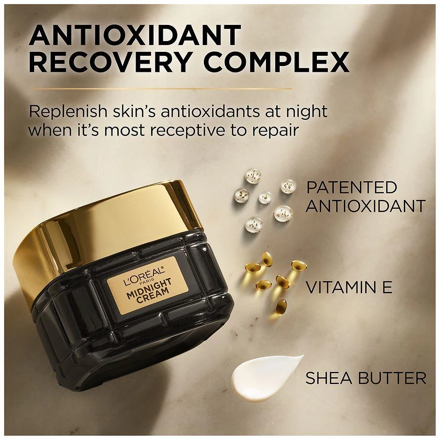 L
Oreal Paris Cell Renewal Midnight Cream Skin Care Anti-Aging With Antioxidants 9