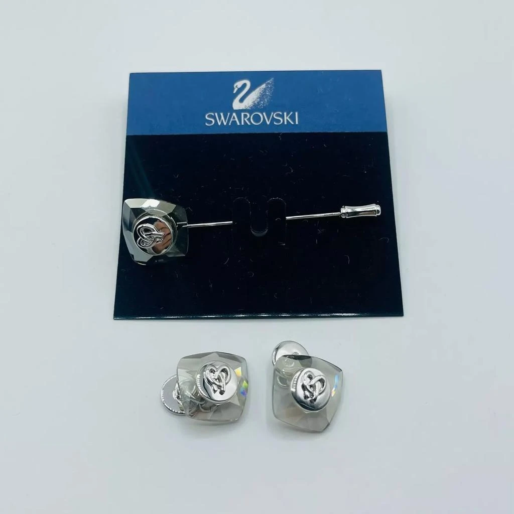 Swarovski Crystal with Pendant Cuff Links