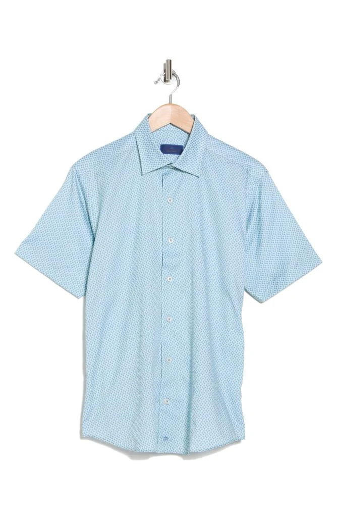 David Donahue Floral Print Short Sleeve Shirt 3