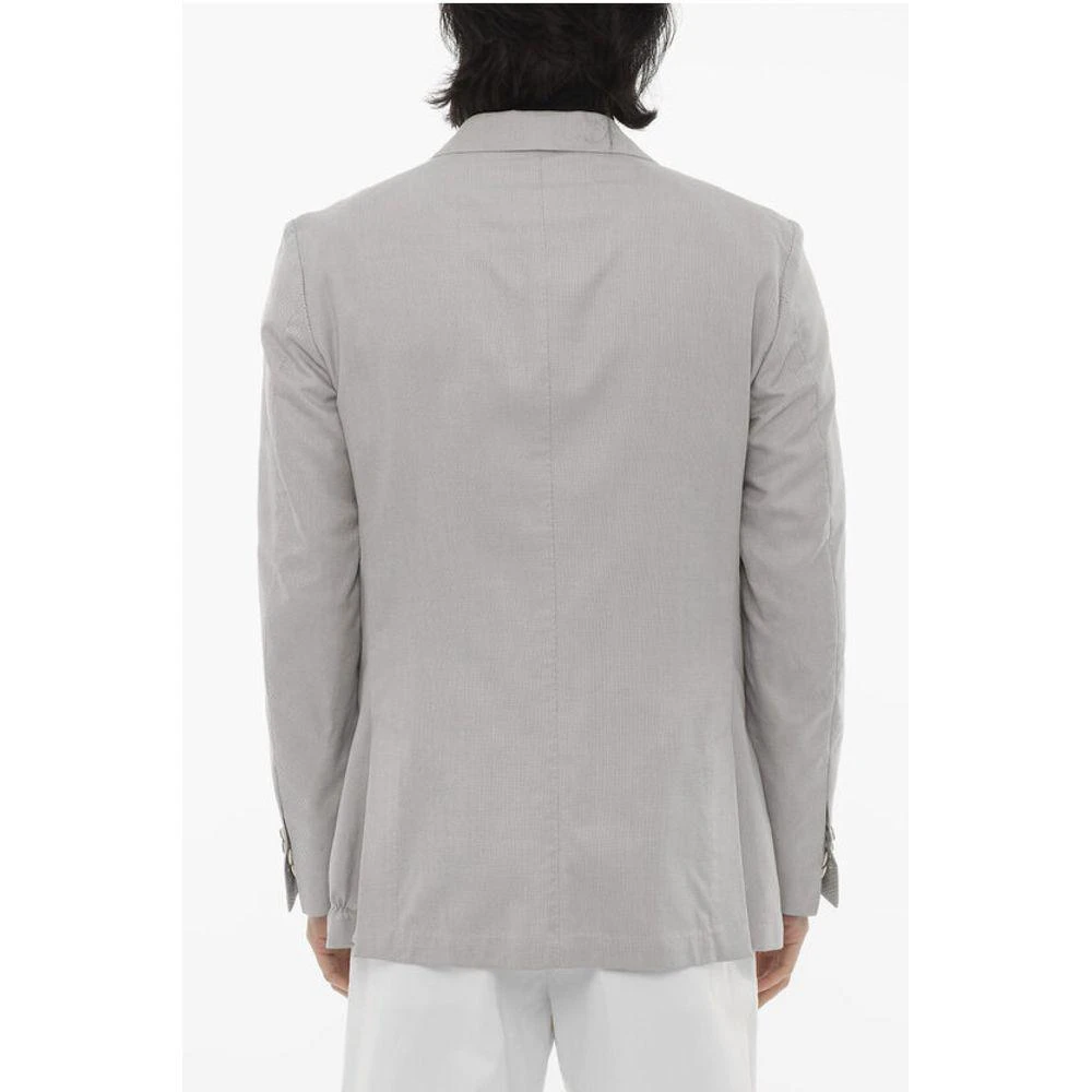 Corneliani Corneliani ID Unlined Wool Blend Blazer with Patch Pockets 2