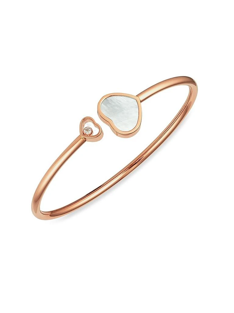 Chopard Happy Hearts 18K Rose Gold, Diamond
Mother-Of-Pearl Bangle