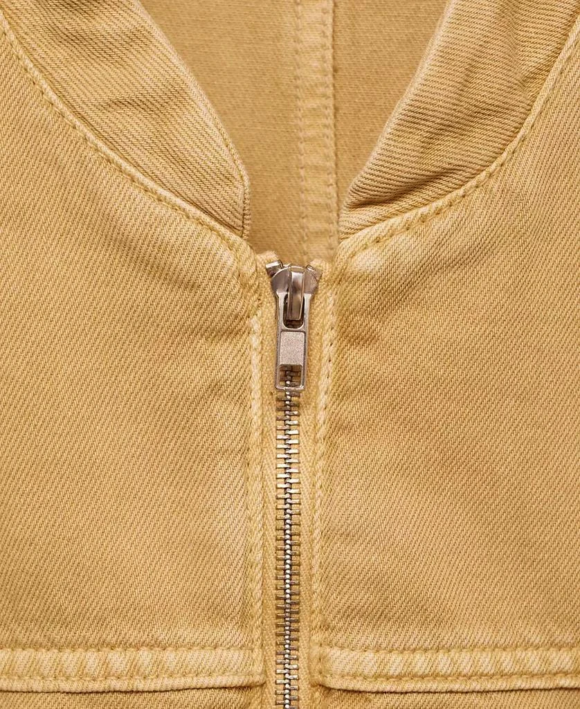 Mango Women's Denim Bomber Jacket 5