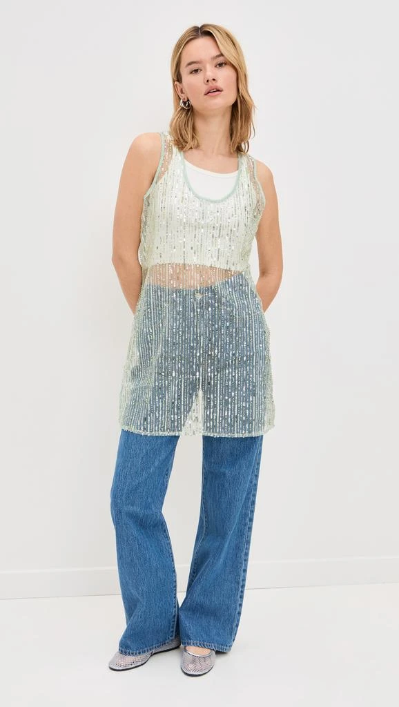 Endless Rose Sequins Overlay Chiffon Maxi Dress 4