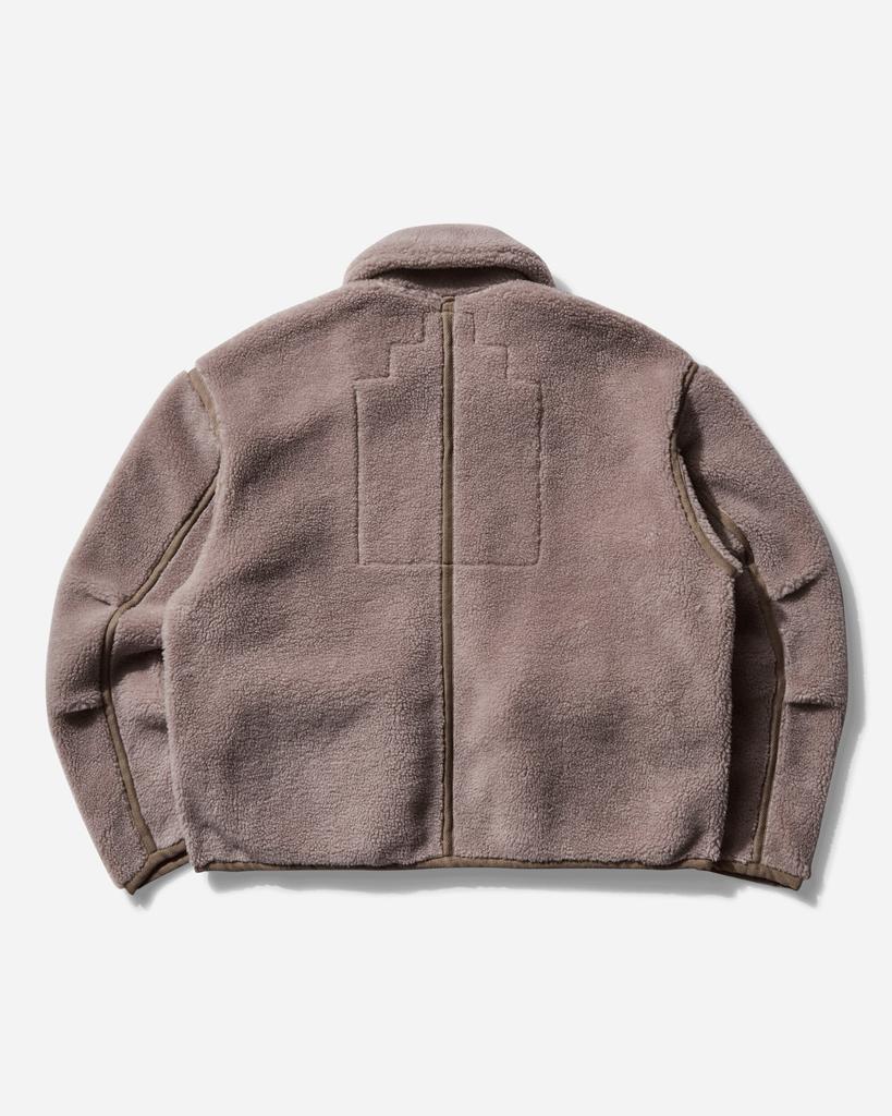 Cav Empt Men's Collared Boa Zip Up Jacket Khaki