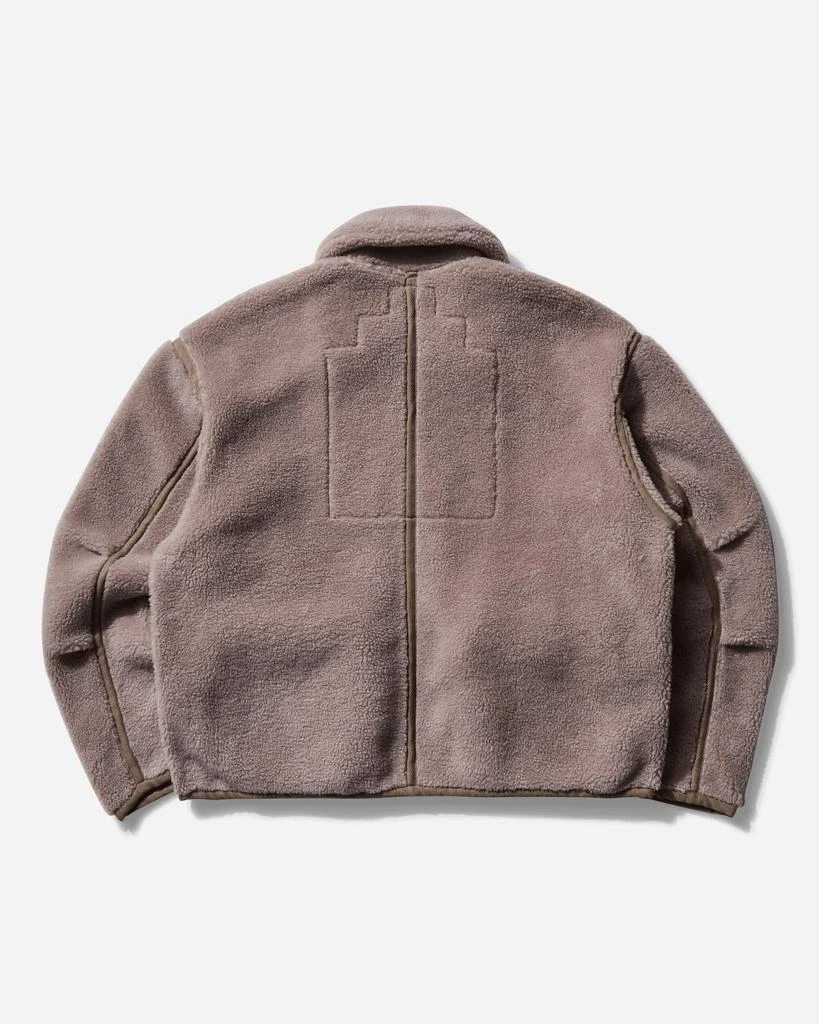 Cav Empt Men's Collared Boa Zip Up Jacket Khaki 2