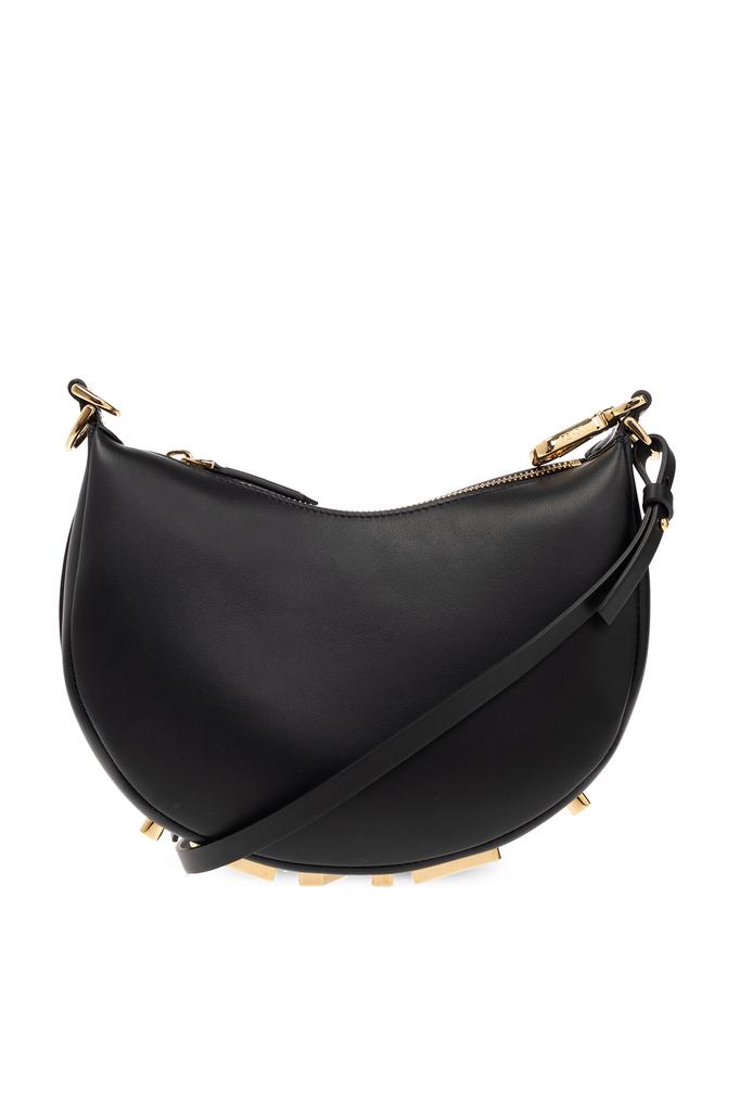 ショルダーバッグ・ポシェット Fendi Mamma Baguette Small Jacquard Ff Fabric Crossbody Bag Mamma Baguette Small Fabric Blue | Fendi