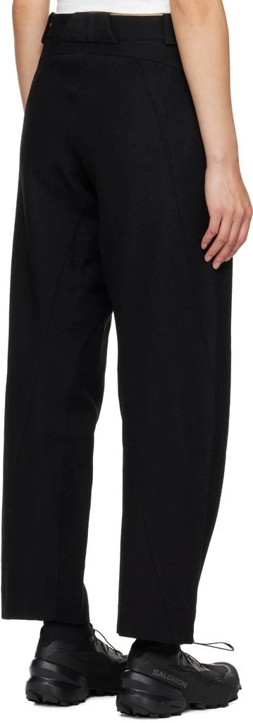 Hyein Seo Black Bent Trousers 3