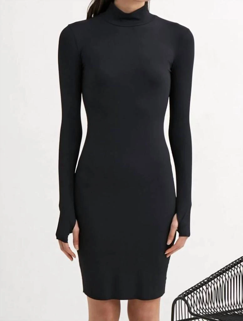 Lanston Lanston - Turtleneck Mini Dress 1