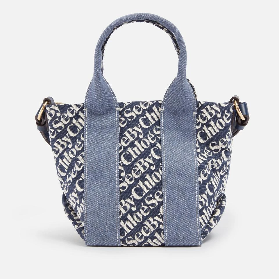 See by Chloé See By Chloé Laetizia Denim Mini Tote Bag 3