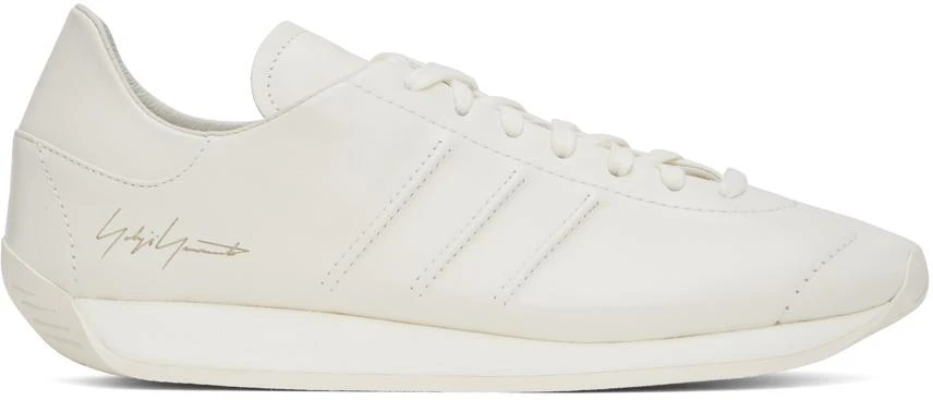 Y-3 White Country Sneakers 1