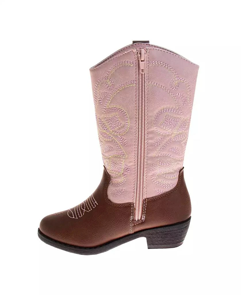 Kensie Little Kids Embroidered Cowgirl Boots 5