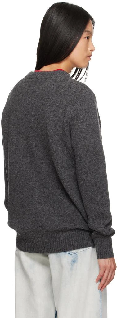 Charles Jeffrey Loverboy Gray Scots Wolf Sweater 3