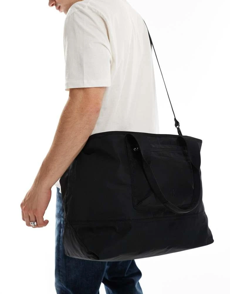 Calvin Klein Calvin Klein Jeans large nylon tote bag in black 3