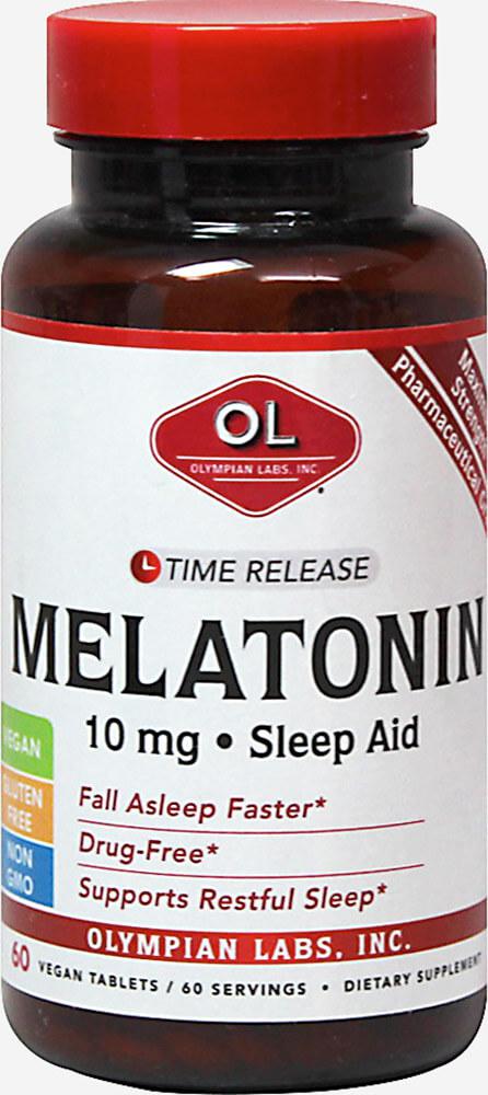 Olympian Labs Sleep 
Relaxation: Melatonin 10 mg Time Release